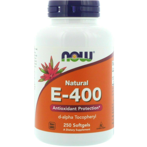 Vitamin E-400 (Витамин Е как ацетат d-альфа-токоферола) 250 мягких капсул (Now Foods) фото 2