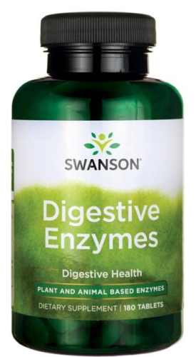Digestive Enzymes (Пищеварительные ферменты) 180 таблеток (Swanson) Digestive Enzymes (Пищеварительные ферменты) 180 таблеток (Swanson)