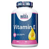 Vitamin E 400 МЕ (Витамин Е) 100 капсул (Haya Labs)