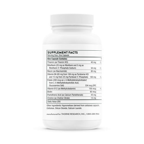 B-Complex #6 (Комплекс витаминов группы B #6) 60 капсул (Thorne Research) фото 3