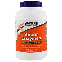 Now Foods Super Enzymes (Супер Энзимы) 180 капсул