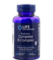 Life Extension BioActive Complete B-Complex (Биоактивный комплекс витаминов группы B) 60 растительных капсул