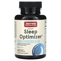 Jarrow Formulas Vegan Sleep Optimizer (Оптимизатор сна) 60 растительных капсул