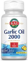 KAL Чесночное масло (Garlic Oil) 2000 мг. 100 мягких капсул