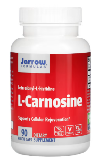 L-Carnosine (L-карнозин) 90 вег капсул (Jarrow Formulas)