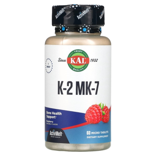 KAL Витамин K-2 MK-7 100 мкг. 60 микротаблеток