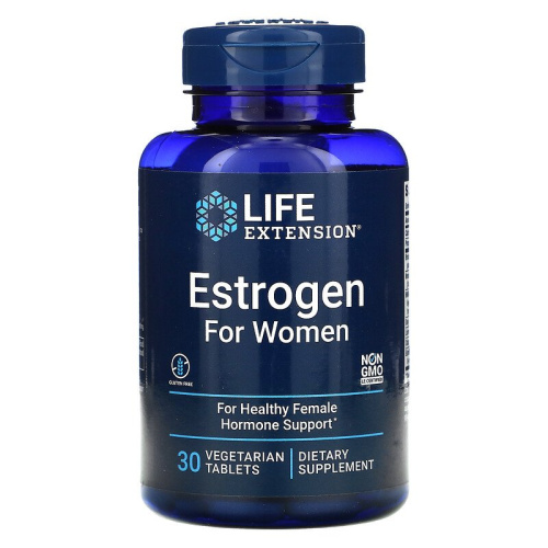 Life Extension Estrogen For Women (Эстроген для женщин) 30 вегетарианских таблеток