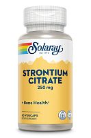 Solaray Strontium Citrate (Цитрат стронция) 250 мг. 60 растительных капсул