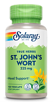 Solaray True Herbs St. John's Wort (Зверобой) 325 мг. 100 растительных капсул