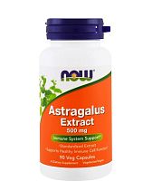 Now Foods Экстракт Астрагала (Astragalus Extract) 500 мг. 90 растительных капсул