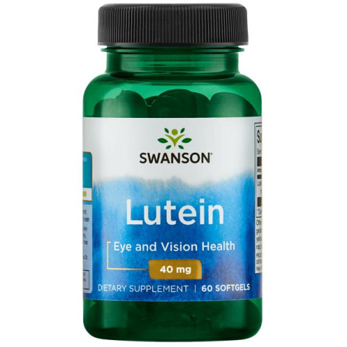 Lutein 40 mg (Лютеин 40 мг) 60 гелевых капсул (Swanson)