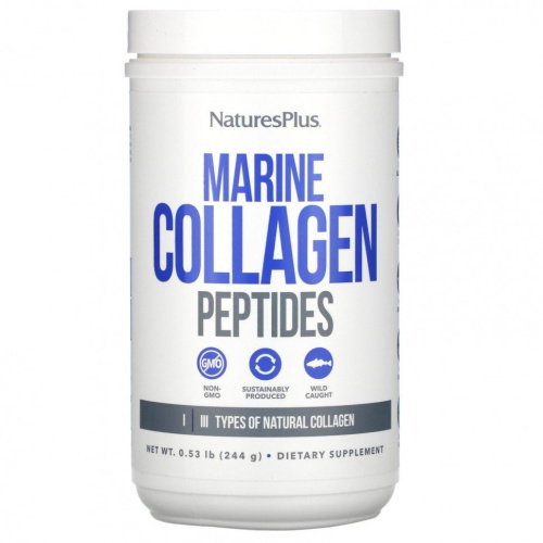 NaturesPlus Marine Collagen Peptides (Пептиды морского коллагена) 244 г.