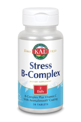 Stress B-Complex (Б комплекс) 50 таблеток (KAL) Stress B-Complex (Б комплекс) 50 таблеток (KAL)