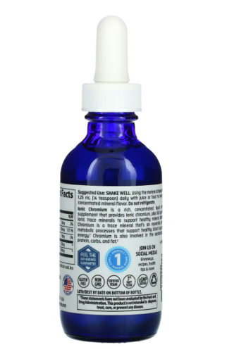Ionic Cromium 550 mcg (Ионный Хром 550 мкг) 2 fl oz. 59 ml (Trace Minerals) фото 4