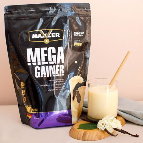 Гейнер Maxler Mega Gainer 1000 г. 2,2 lb фото 2