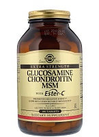 Solgar Глюкозамин Хондроитин и МСМ с Ester-C (Glucosamine Chondroitin МSМ With Ester-C) 180 таблеток