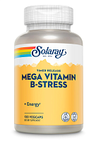 Mega Vitamin B-Stress TR 120 вег капсул (Solaray)