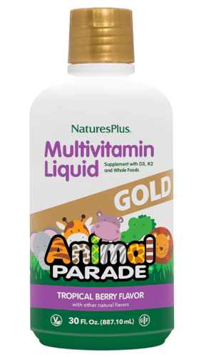 Children's Animal Parade Gold Multivitamin Liquid 887.10 мл (NaturesPlus)