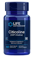 Citicoline (CDP-Cholin) 60 вег капсул (Life Extension)