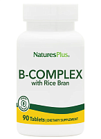 B-Complex with Rice Bran (Б-Комплекс с рисовыми отрубями) 90 таблеток (NaturesPlus)