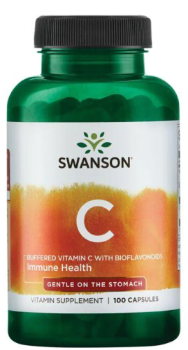Buffered Vitamin C with Bioflavonoids (Буферизованный витамин С) 500 мг 100 капсул (Swanson)
