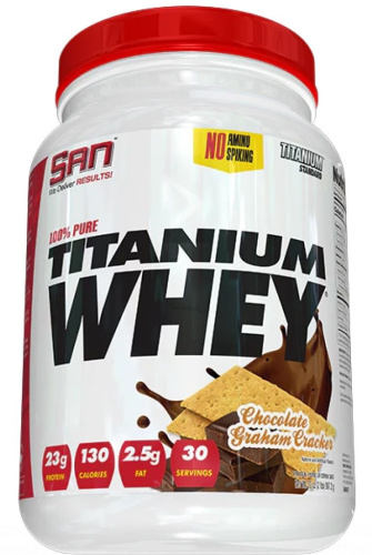 Протеин SAN 100% Pure Titanium Whey 897 гр. (2lb)