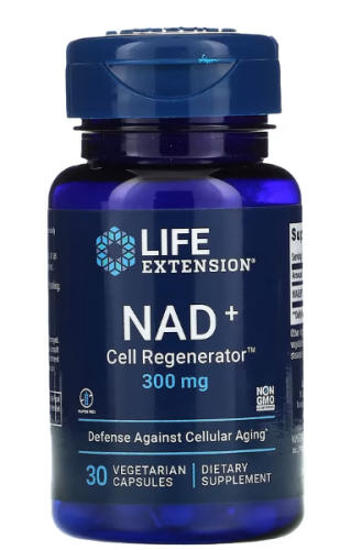 Life Extension NAD+ Cell Regenerator (Регенератор клеток NAD) 300 мг. 30 растительных капсул