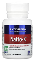 Natto-K срок 07.2024 (Nattokinase with NSK-SD) 30 капсул (Enzymedica)