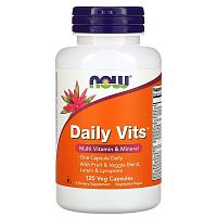 Now Foods Daily Vits Мультивитамины 120 растительных капсул 