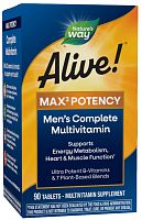Alive! Max3 Potency Men's (мультивитамины для мужчин) 90 таблеток (Nature's Way)
