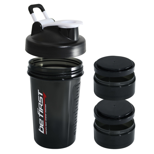 Шейкер 550 мл (TS-1386) с шариком, держателем и 2 контейнерами, ТРИТАН (Be First) фото 2 Шейкер 550 мл (TS-1386) с шариком, держателем и 2 контейнерами, ТРИТАН (Be First) фото 2