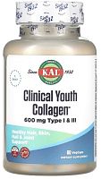KAL Clinical Youth Collagen Type I & III (Коллаген 1 и 3 типа) 600 мг. 60 растительных капсул