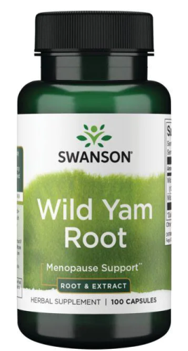 Wild Yam Root - Root & Extract (Корень дикого ямса - Корень и экстракт) 100 капсул (Swanson)