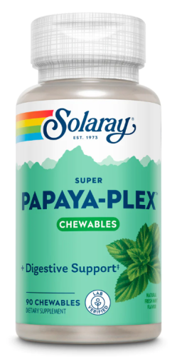 Super Papaya Plex Chewables (Супер Ферменты Папайи) 90 таблеток (Solaray)