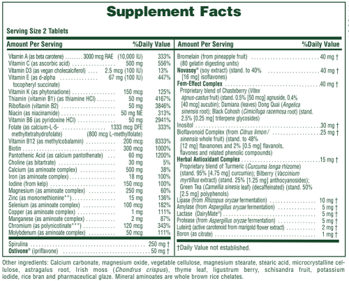 Source of Life Women Multi-Vitamin and Mineral Supplement 60 Tablets (NaturesPlus) фото 4