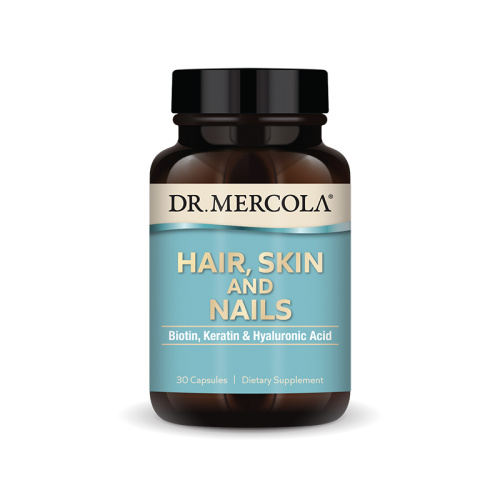 Hair, Skin and Nails (Biotin, Keratin & Hyaluronic Acid) 30 капсул (Dr. Mercola)