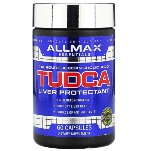 TUDCA Liver Protectant 250 мг (тауроурсодезоксихолевая кислота) 60 капсул (ALLMAX Nutrition)