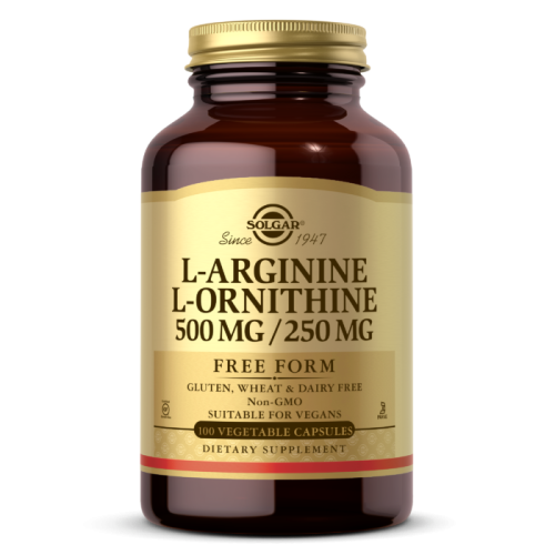 Solgar L-Аргинин/L-Орнитин (L-Аргинин/L-Орнитин) 500 мг./250 мг. 100 капсул