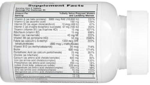 Ultra Prenatal Multivitamin (Ультрапренатальные поливитамины) 90 таблеток (NaturesPlus) фото 2