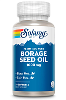 Borage Seed Oil 1000 mg GLA (Масло семян Бурачника 1000 мг) 50 мягких капсул (Solaray)