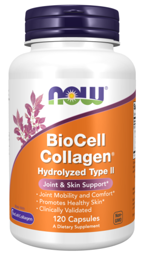 Now Foods BioCell Collagen Hydrolyzed Type II 120 растительных капсул