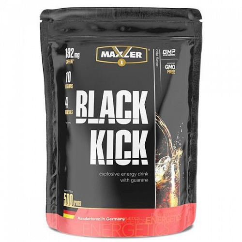 Энергетик Maxler Black Kick 500 г. (Пакет) фото 2