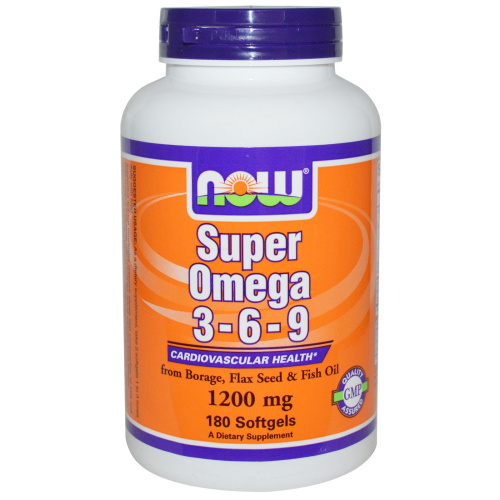 Now Foods Супер Омега 3-6-9 1200 мг. 180 капсул фото 2