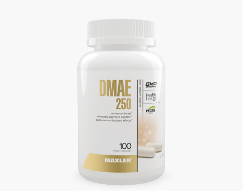Maxler DMAE (Диметиламиноэтанол) 250 мг. 100 капсул