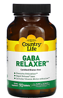 GABA Relaxer 90 таблеток (Country Life)