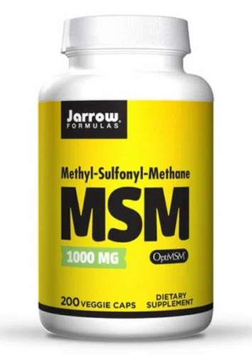 Jarrow Formulas Vegan MSM (МСМ, Метилсульфонилметан) 1000 мг. 200 растительных капсул фото 3