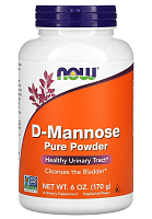 Now Foods D-Mannose Pure Powder (D-Манноза в порошке) 170 гр.