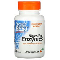 Digestive Enzymes (Пищеварительные Ферменты) 90 вегетарианских капсул (Doctor`s Best)