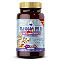 Solgar Кангавитес мультивитамины и минералы для детей (Kangavites) 120 жевательных таблеток