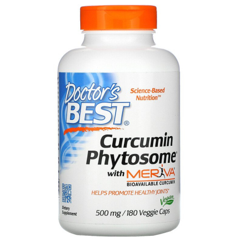 Curcumin Phytosome with Meriva (Куркумин) 500 мг 180 капсул (Doctor`s Best)